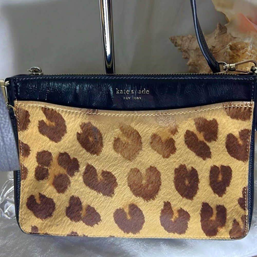 Kate Spade Margaux Leopard Print Crossbody - EUC - Picture 2 of 10